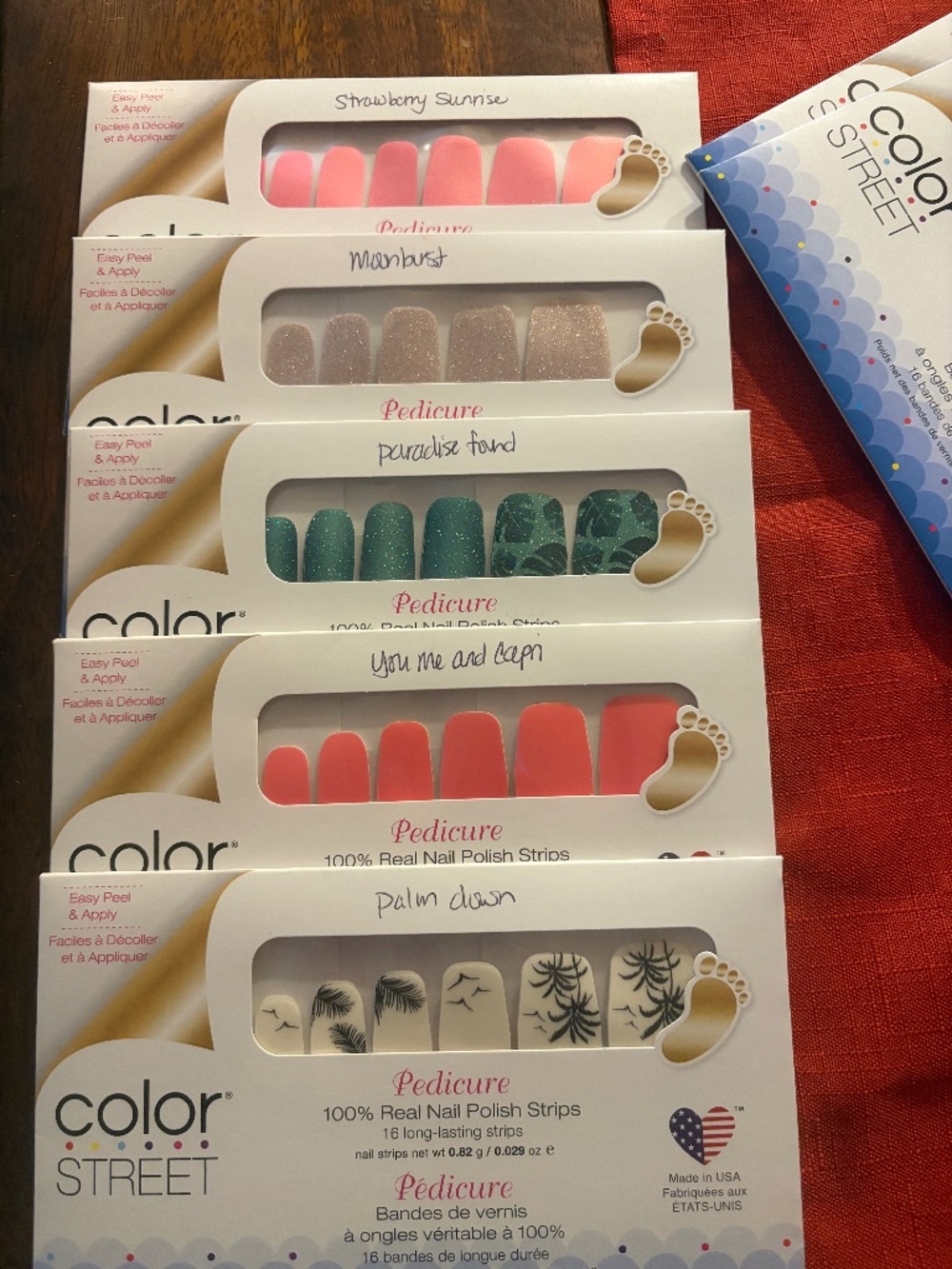Colorstreet pedi sets